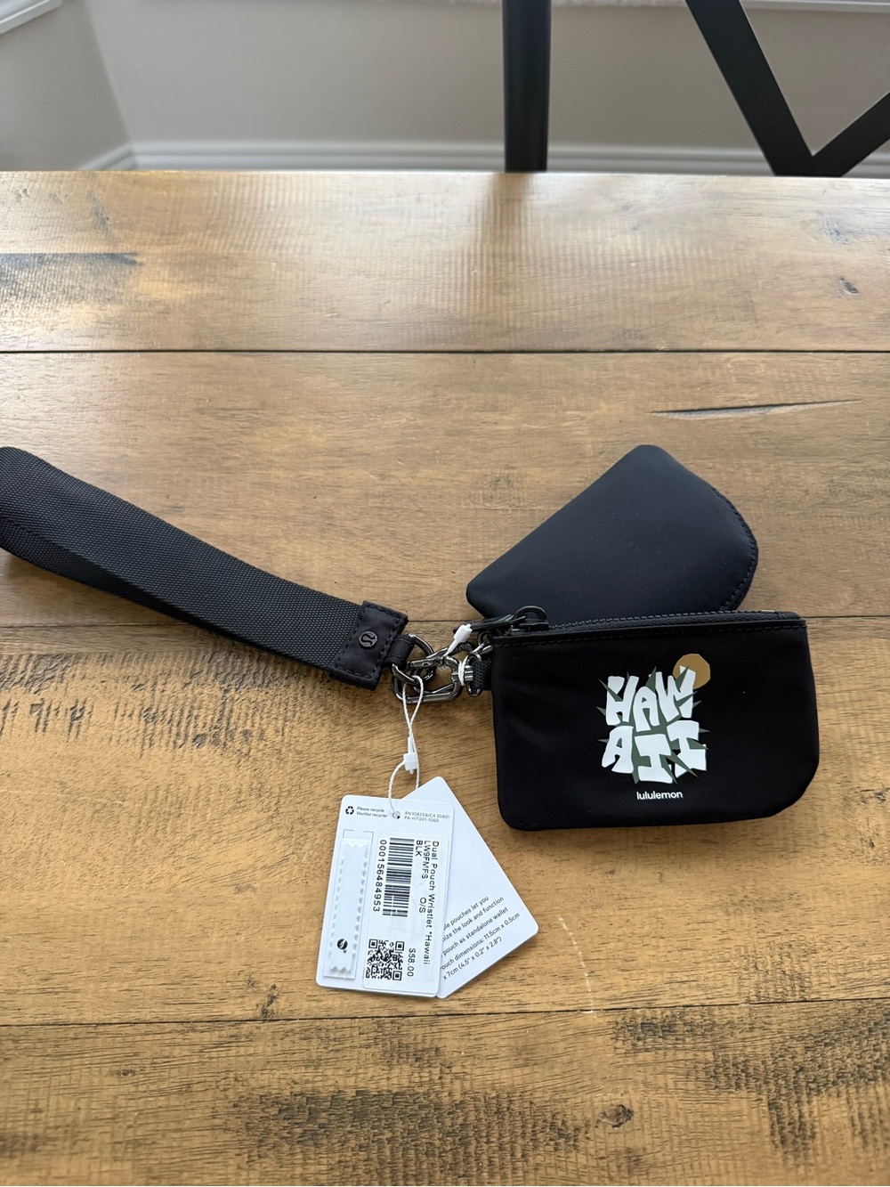 lululemon athletica Hawaii exclusive dual pouch wristlet